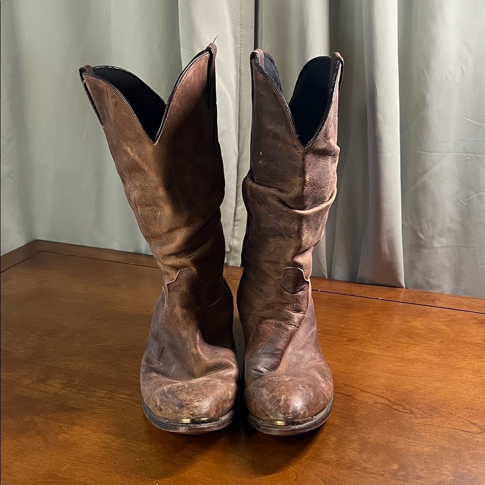Durango Goodyear Welt Distressed Brown Western Boots
